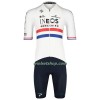 Fietskleding (Fietsshirt + Korte Koersbroek) 2022 INEOS Grenadiers Britse Kampioenschap - Wit